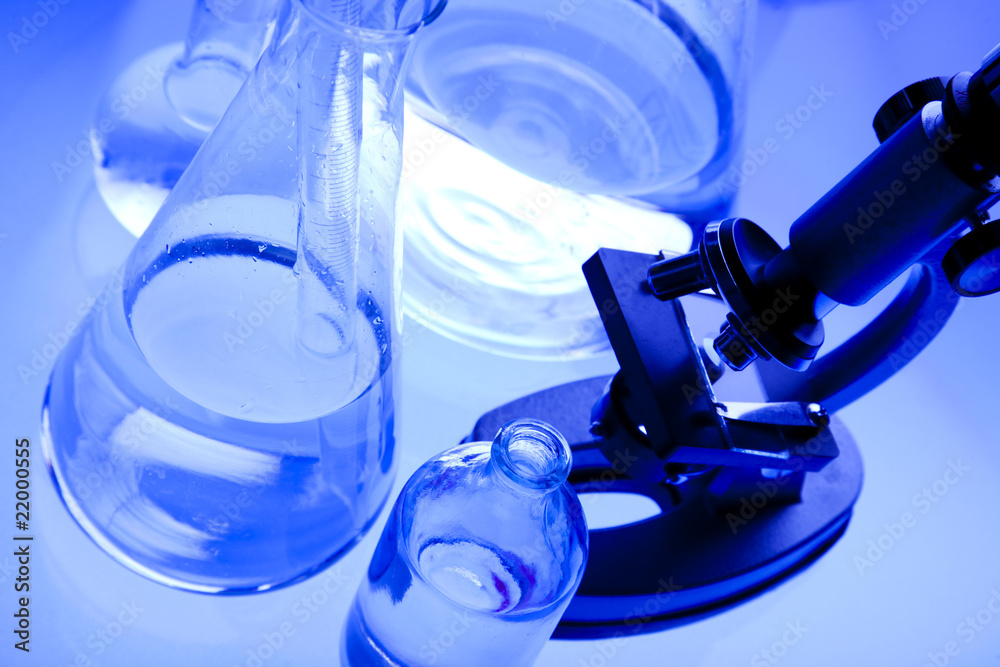 Glass in laboratory Glass in laboratory
