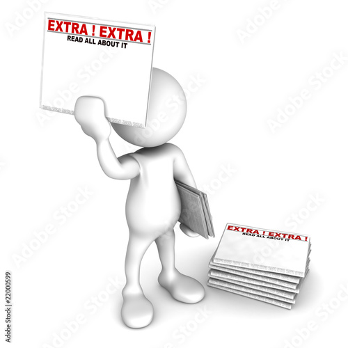 Fotografi The newspaper seller
