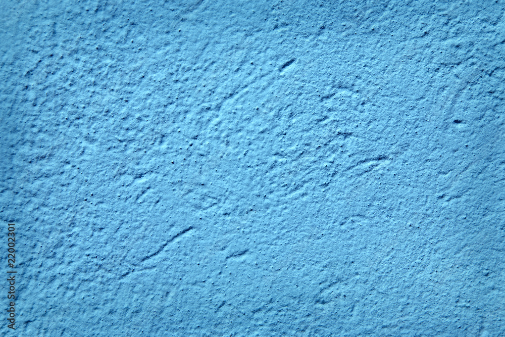 Blue Textured Stucco Wall Blue Textured Stucco Wall