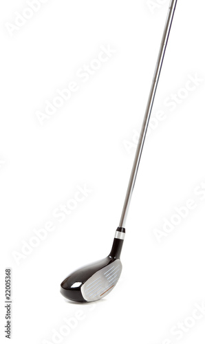 a golf club on white with copyspace