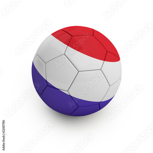 Fu  ball Frankreich  mit Freistellungspfad clipping path 