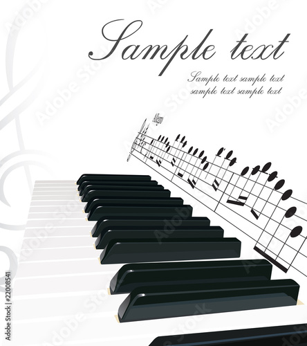 abstract piano background