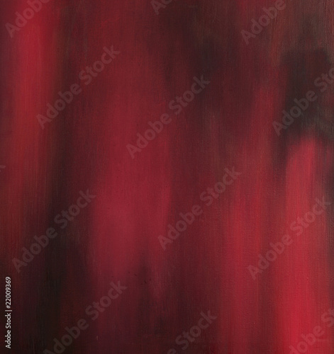 Red and black art oil painting