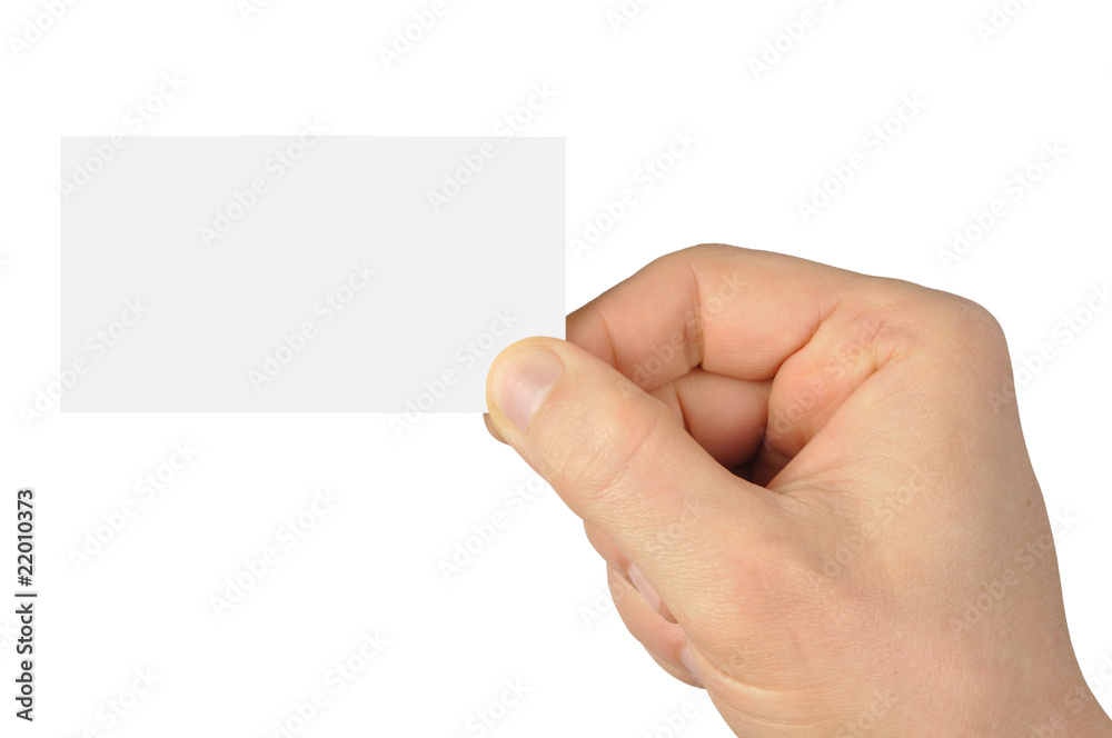 Blank Business Card Blank Business Card