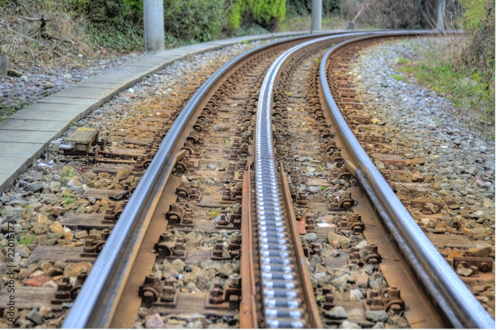 Obraz premium Schienen