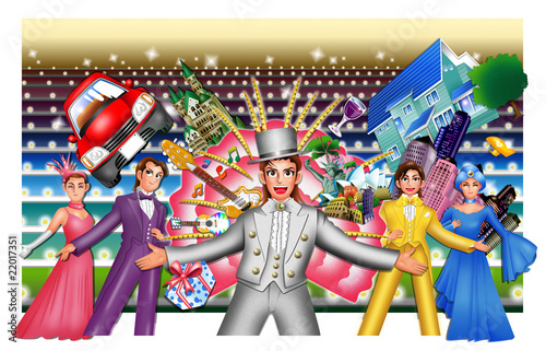 豪華なステージ