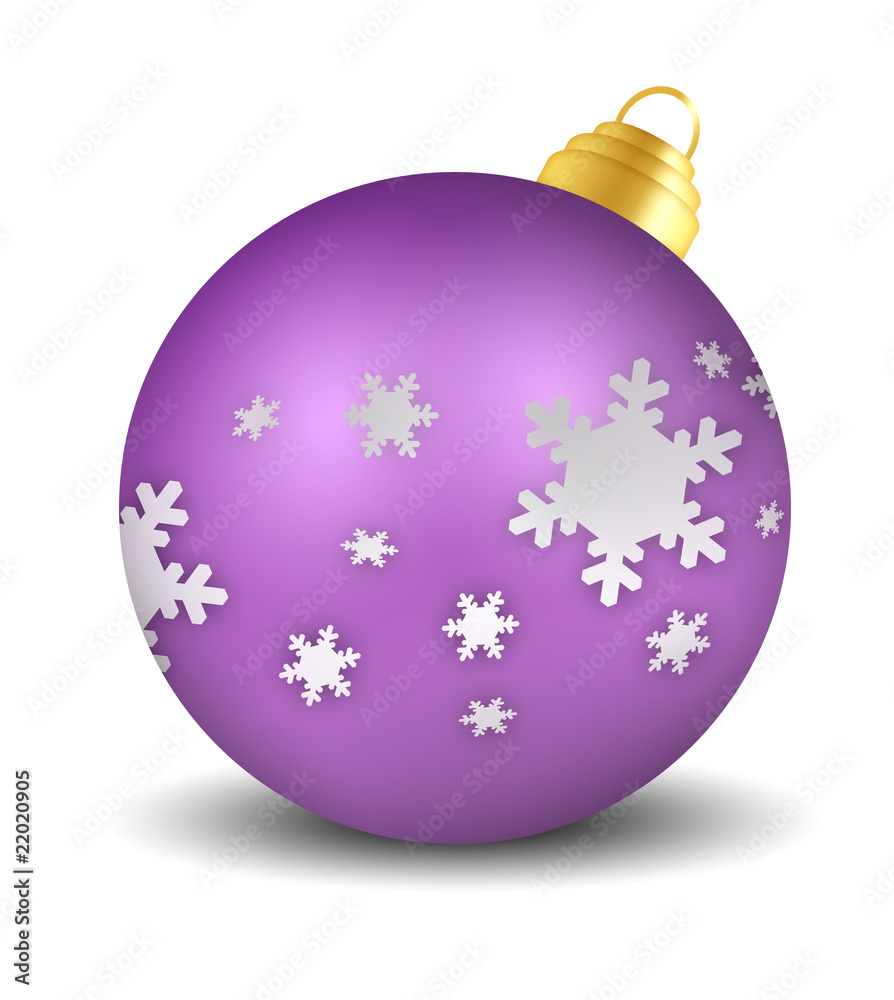 x-mas ball - violet