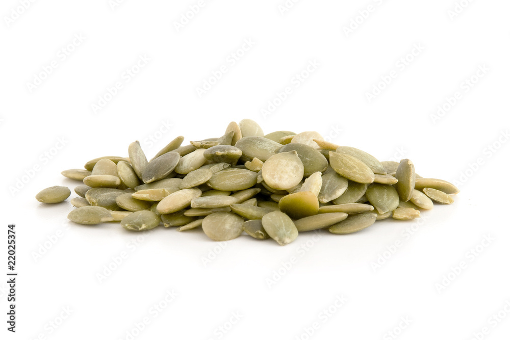 Pumpkin seed isolated on white background. Pumpkin seed isolated on white background.