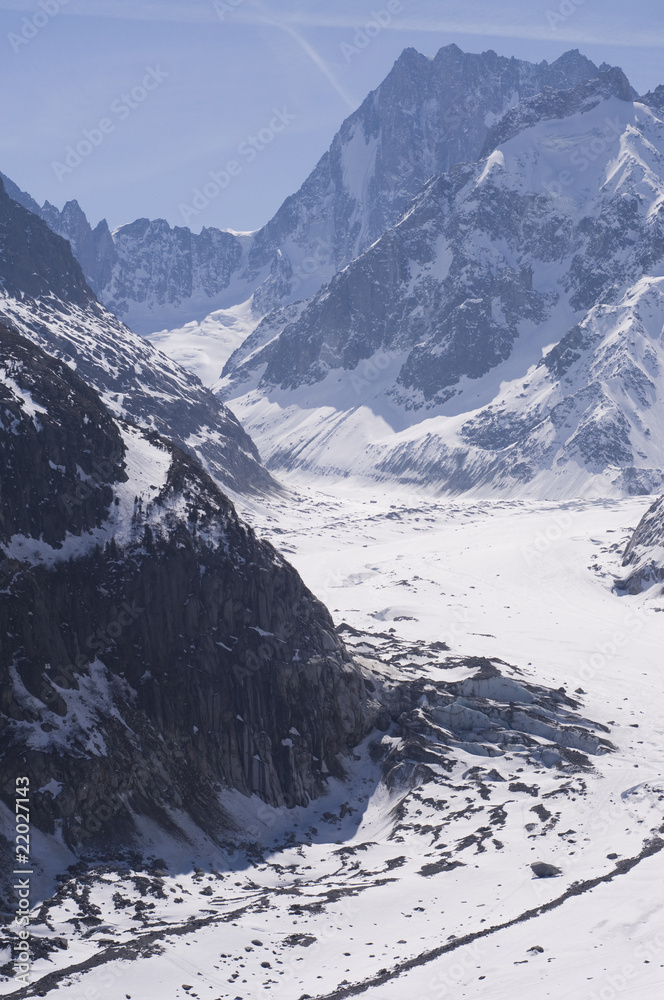 Obraz premium Morze lodu, Chamonix