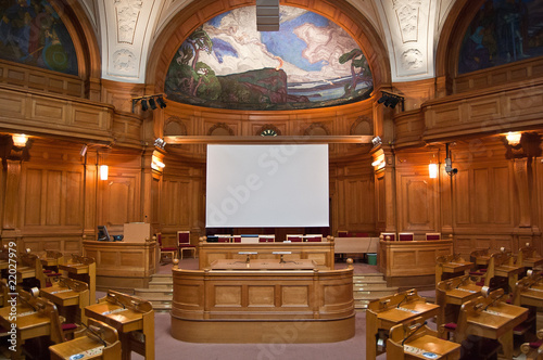 Chambre des députés au parlement suédois, le Riksdag photo