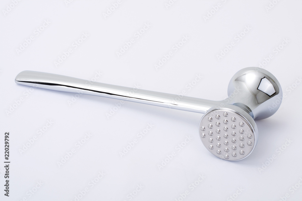 meat tenderizer isolated on white background meat tenderizer isolated on white background