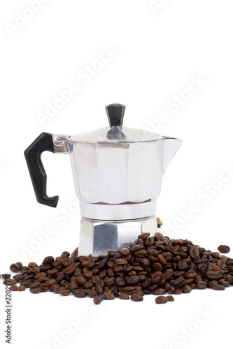 coffee maker isolated on white background