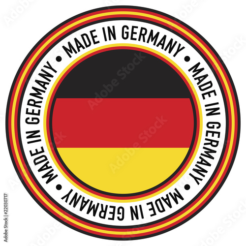 Made in Germany Circular Decal