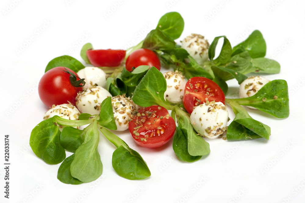 Mozzarella mit Tomaten Mozzarella mit Tomaten
