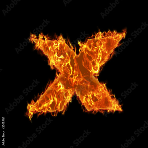 Burning small X