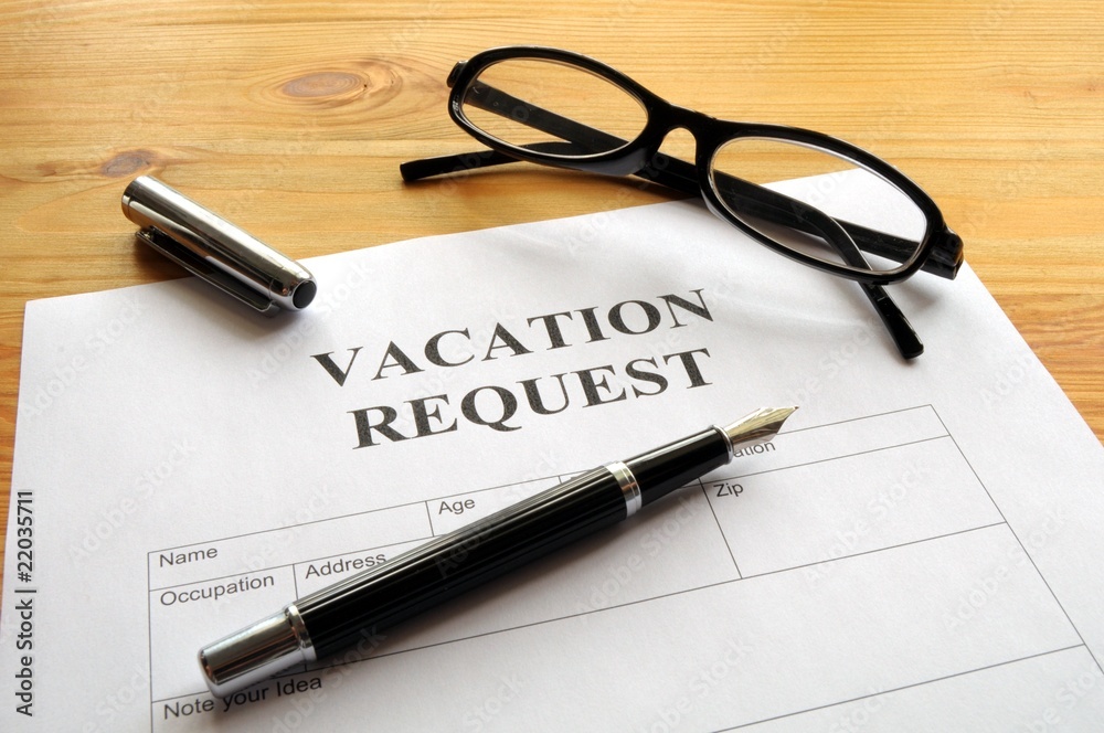 vacation request vacation request