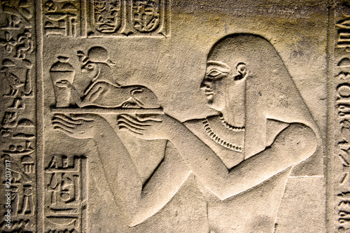 Relief, Tempel, Luxor