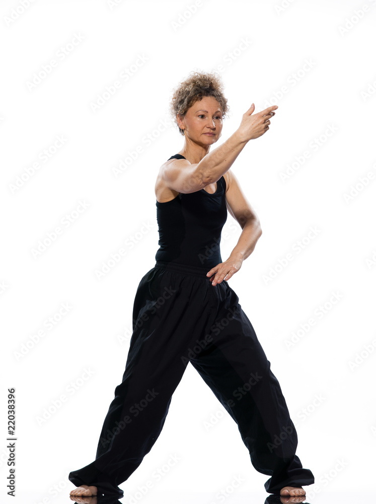 Obraz premium woman tai chi