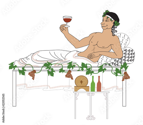 bacchus illustration