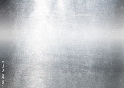 Brushed metal plate