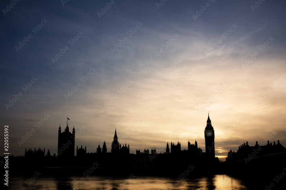 Big Ben in sunset