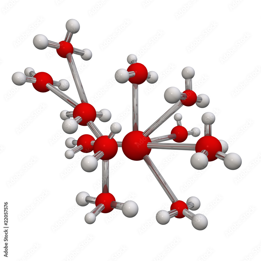 Obraz premium 3D Molecule