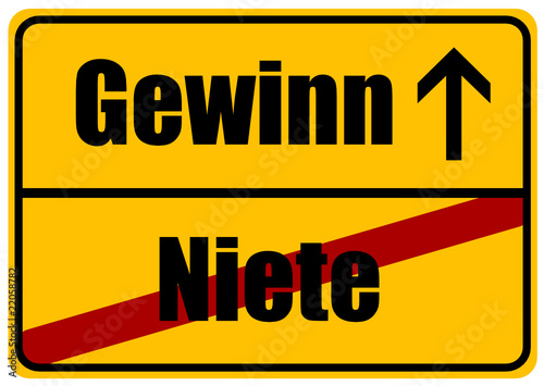 Niete - Gewinn