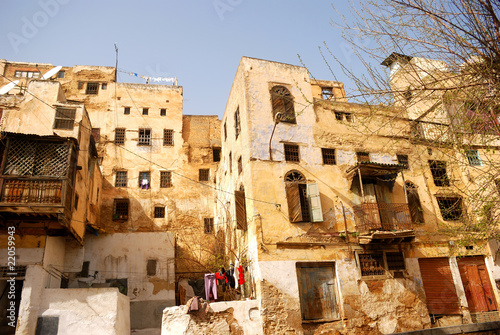 Old Jewish quarter, Fes, Morocco photo