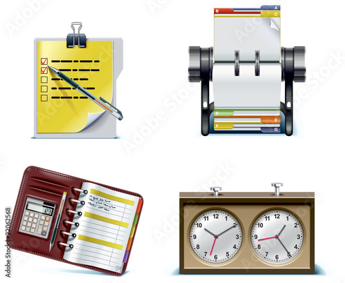 Vector office icon set. Part 2