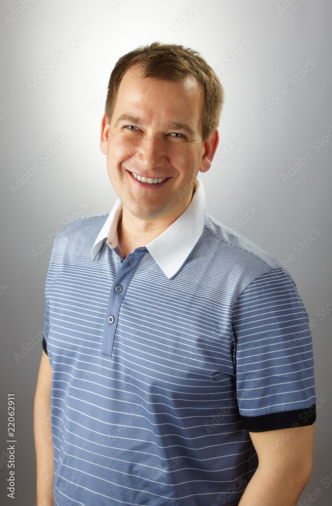 portrait of happy adult handsome man portrait of happy adult handsome man