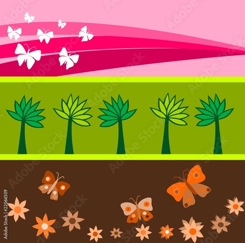 Spring banners