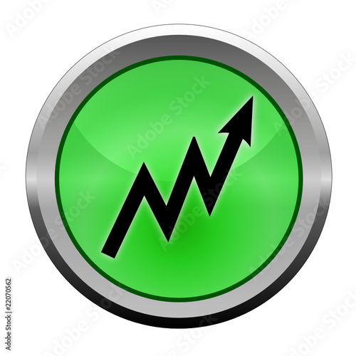 Business button - growth