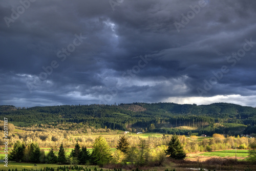 Thunder Storm Landscape