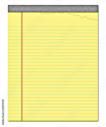 yellow notepad
