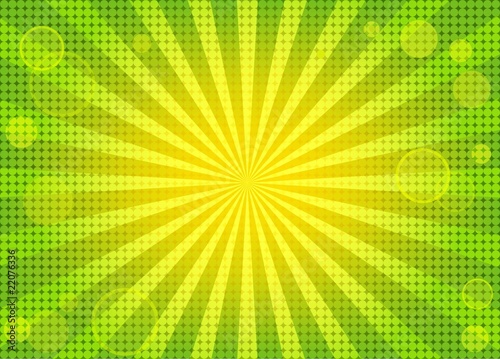 Abstract bright background with rays