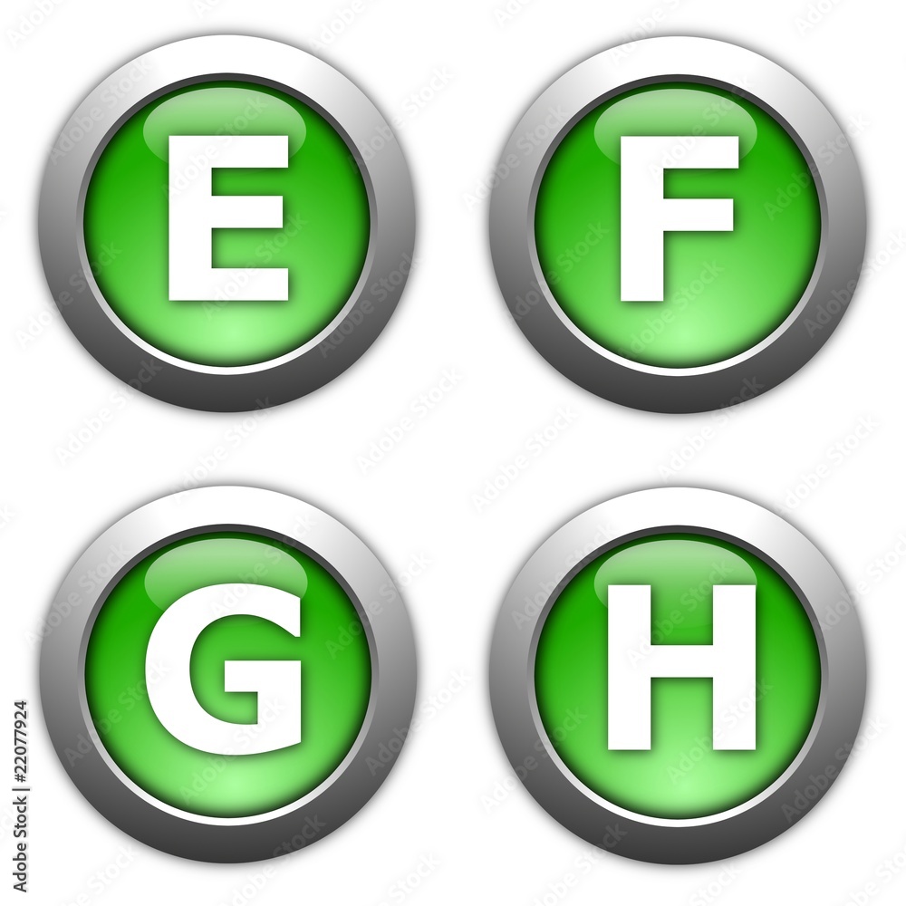 Obraz premium internet button alphabet