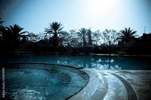 swimming pool of the hotel