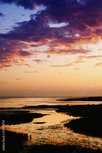 Ria Formosa at sunset