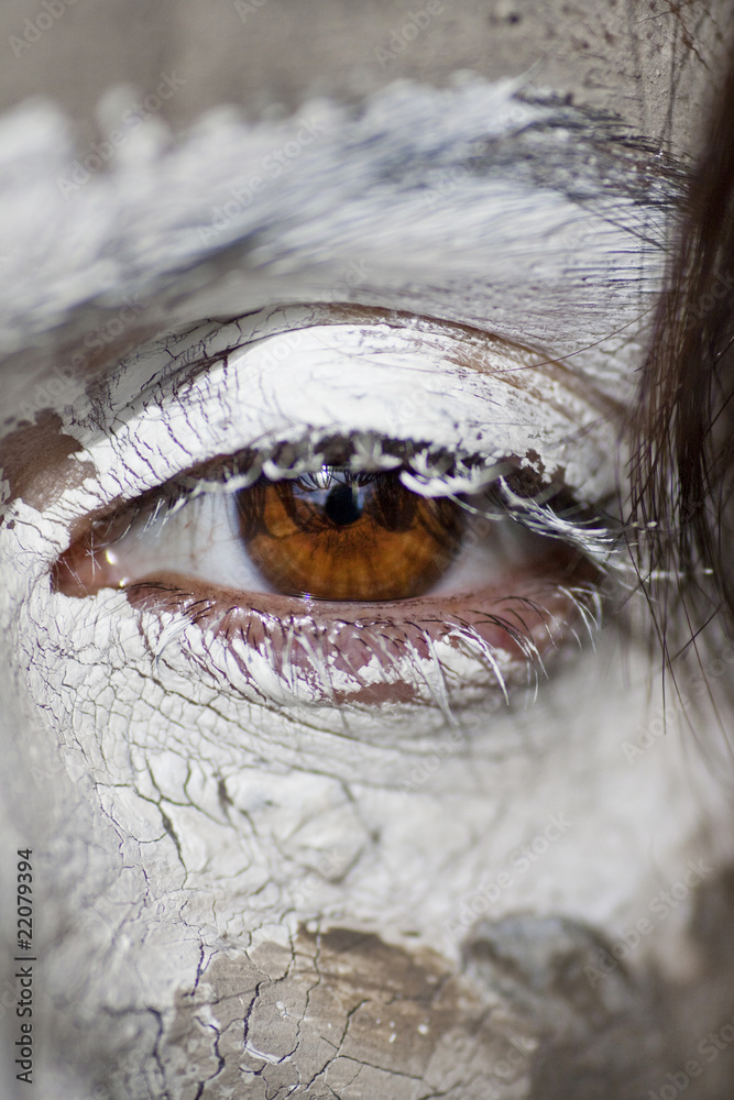 Naklejka premium painted eye