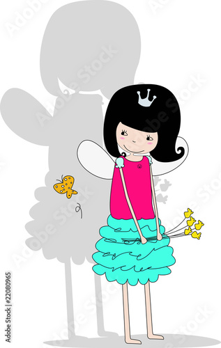 This fairy can be used as a princess, tooth fairy photo