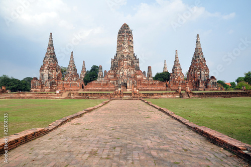 Ancient temple in Thailand  Wat Chaivathanaram