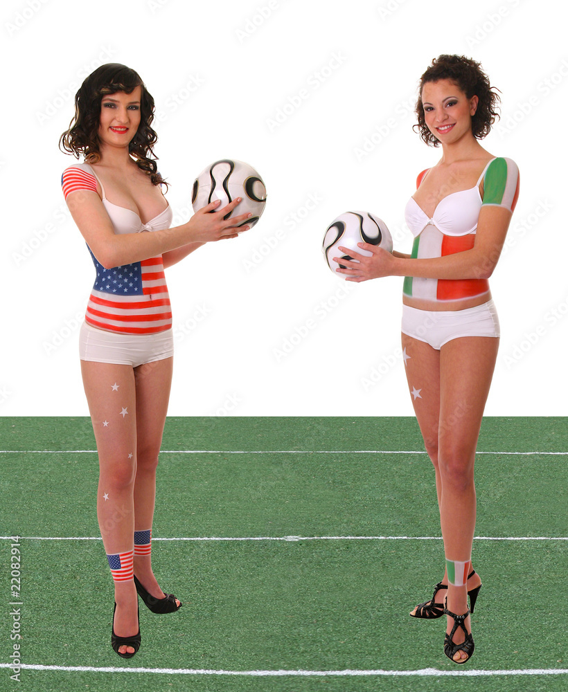 WM 2010 Spiel USA - Italien mit Rasen WM 2010 Spiel USA - Italien mit Rasen