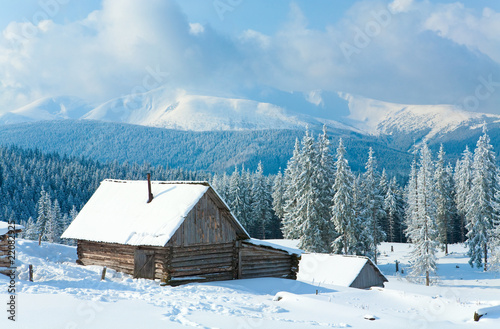 winter mountain landscape