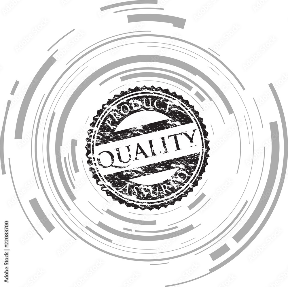 Obraz premium quality abstract stamp shape