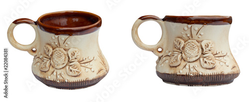 Traditional earthenware cup