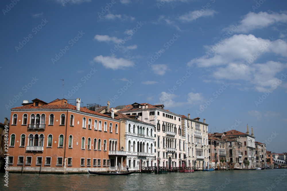 Palaces along Grand Canal, Venice