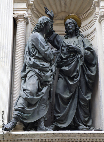Florence - Christ and apostle Thomas