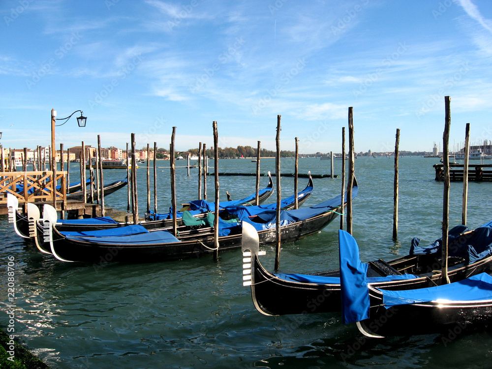 Venice-gondolas.