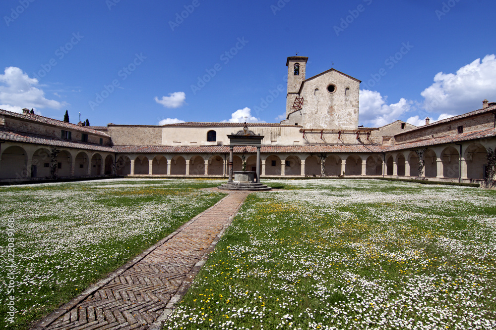 Chiostro della Certosa di Pontignano (SI)