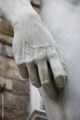 Mano del David di Michelangelo